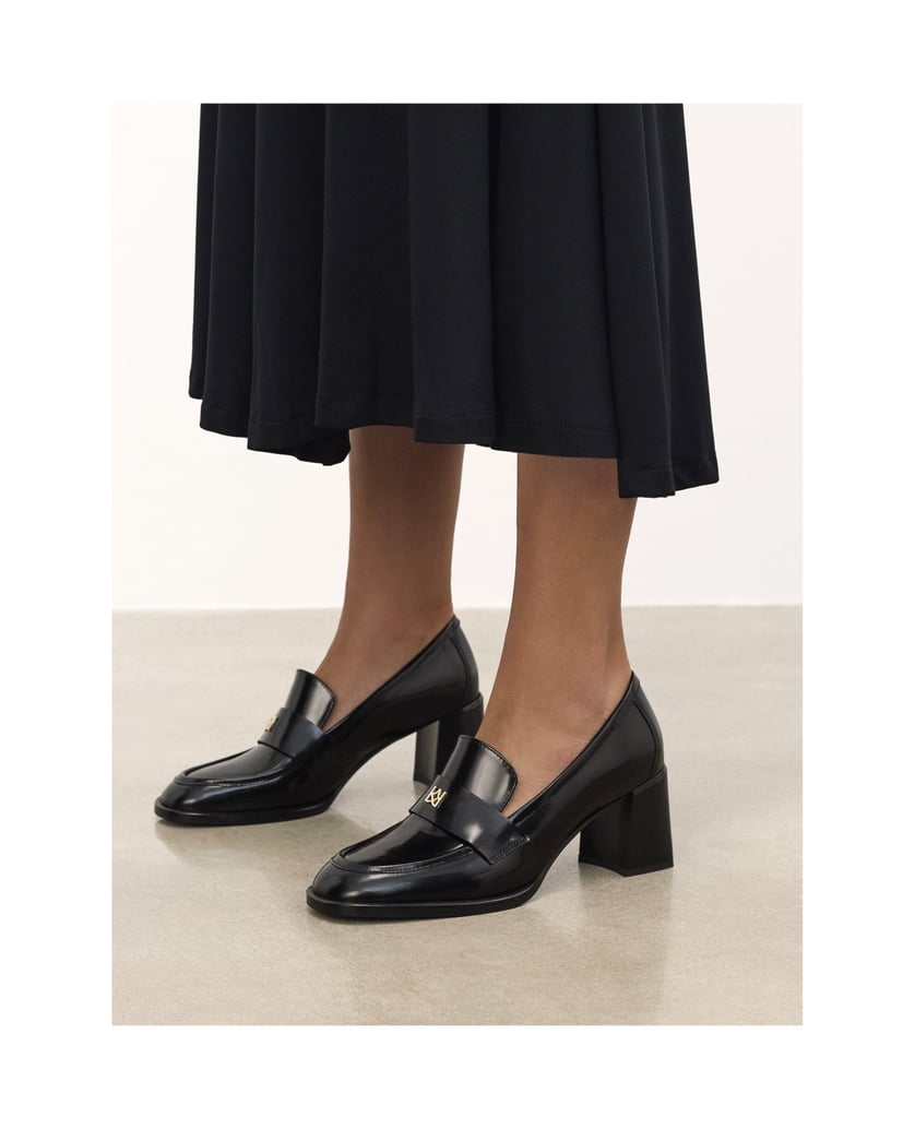 Kazar-Lords-pumps-with-a-wide-heel-černá
