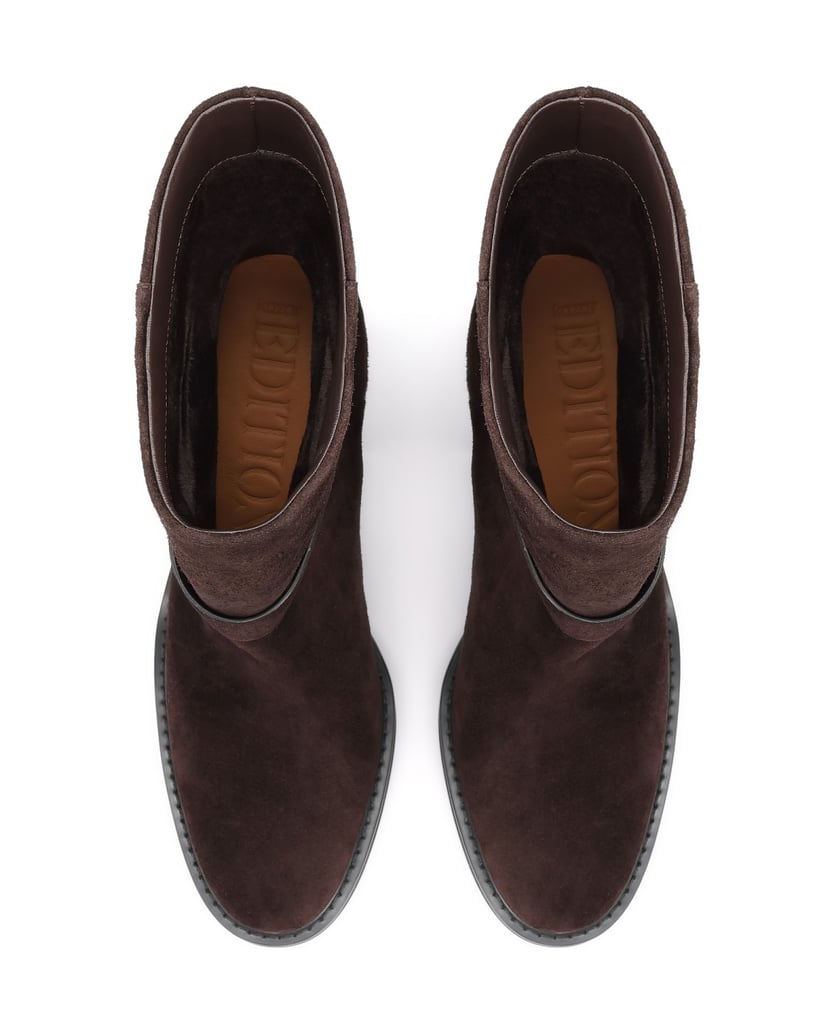 Kazar-Suede-boots-with-a-simple-slip-on-upper-hnedá