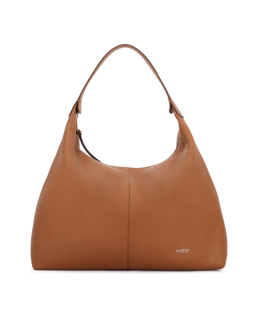 Kazar-Light-brown-capacious-shoulder-bag-velbloudí