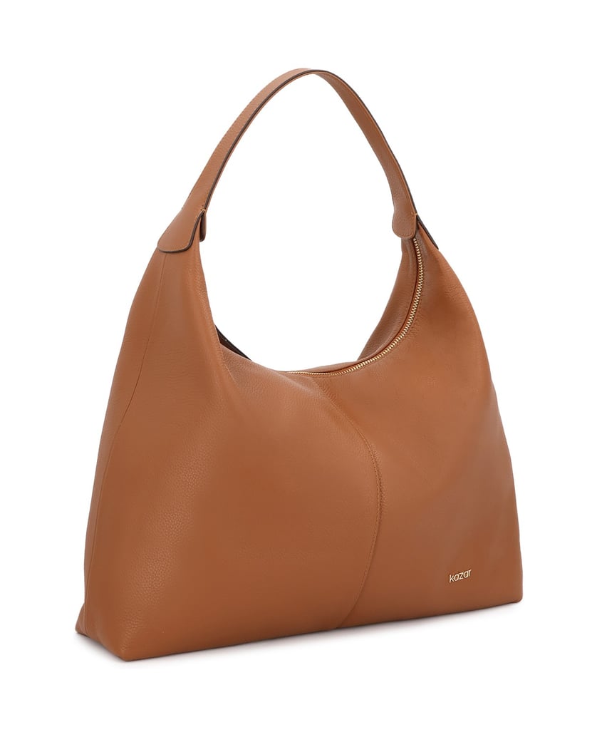 Kazar-Light-brown-capacious-shoulder-bag-velbloudí