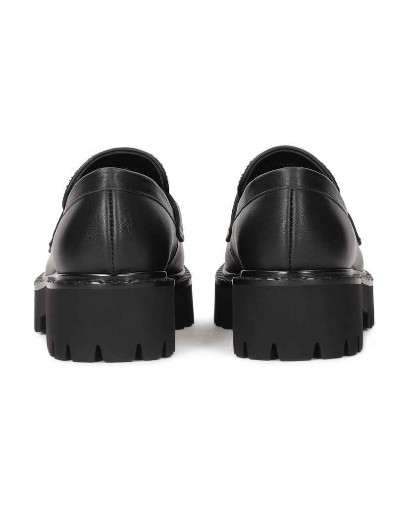 Kazar-Slip-on-shoes-leather-with-natural-hair-finish-černá