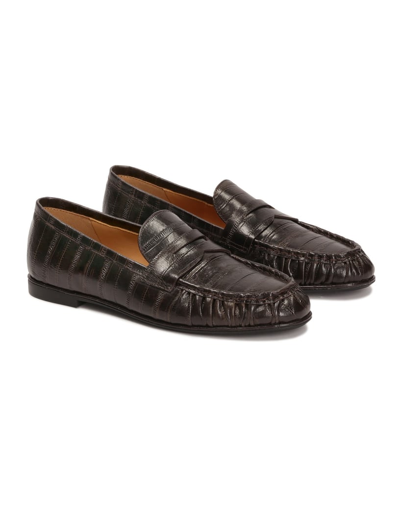 Kazar-Brown-shoes-with-embossing-hnědá