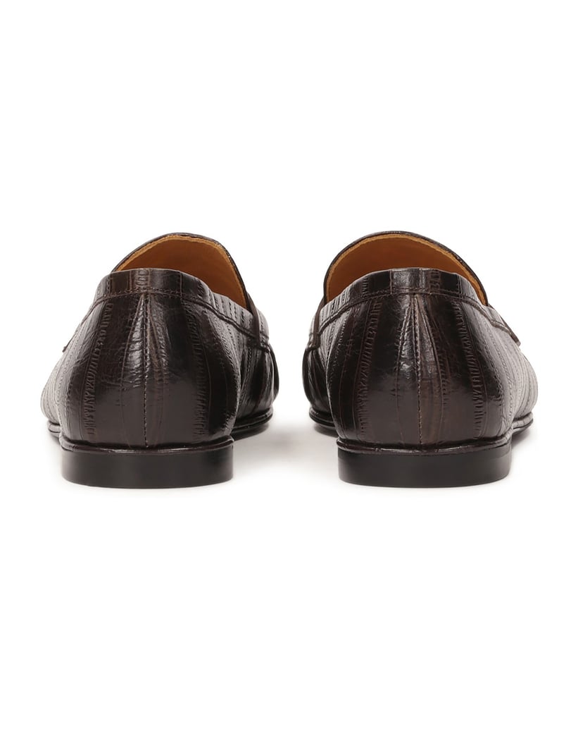Kazar-Brown-shoes-with-embossing-hnědá