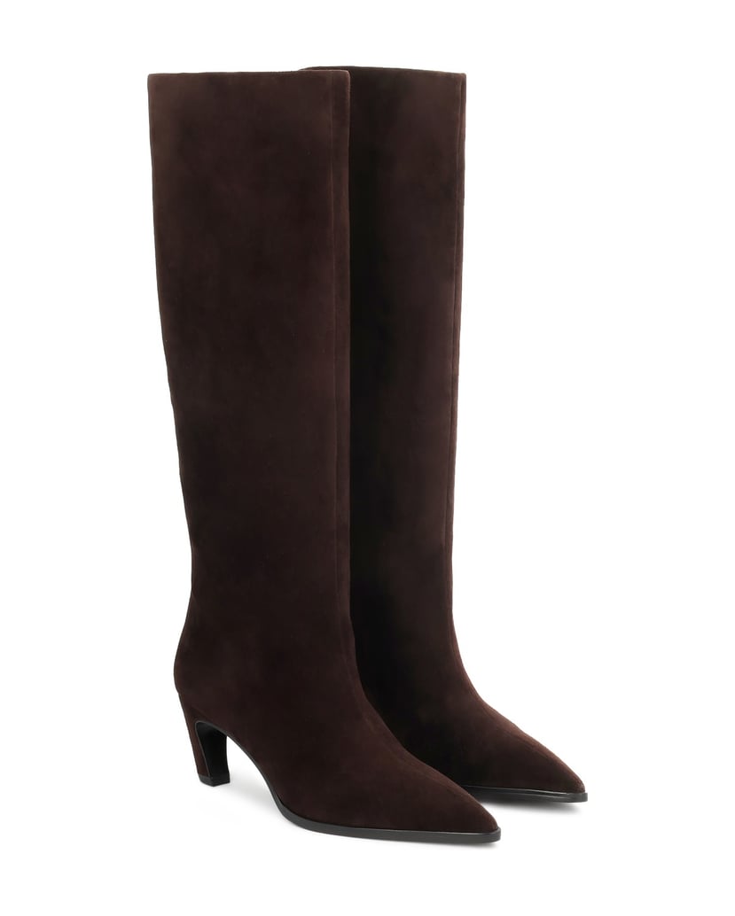 Kazar-Brown-suede-slip-on-boots-hnedá