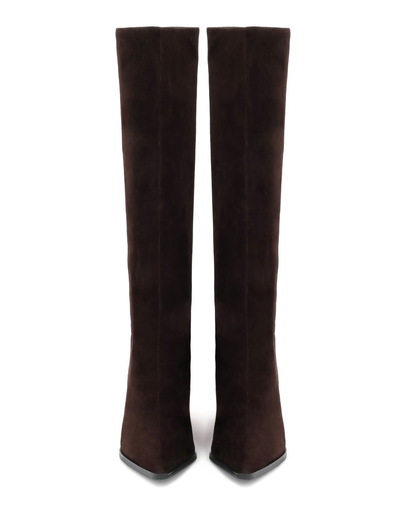 Kazar-Brown-suede-slip-on-boots-hnedá