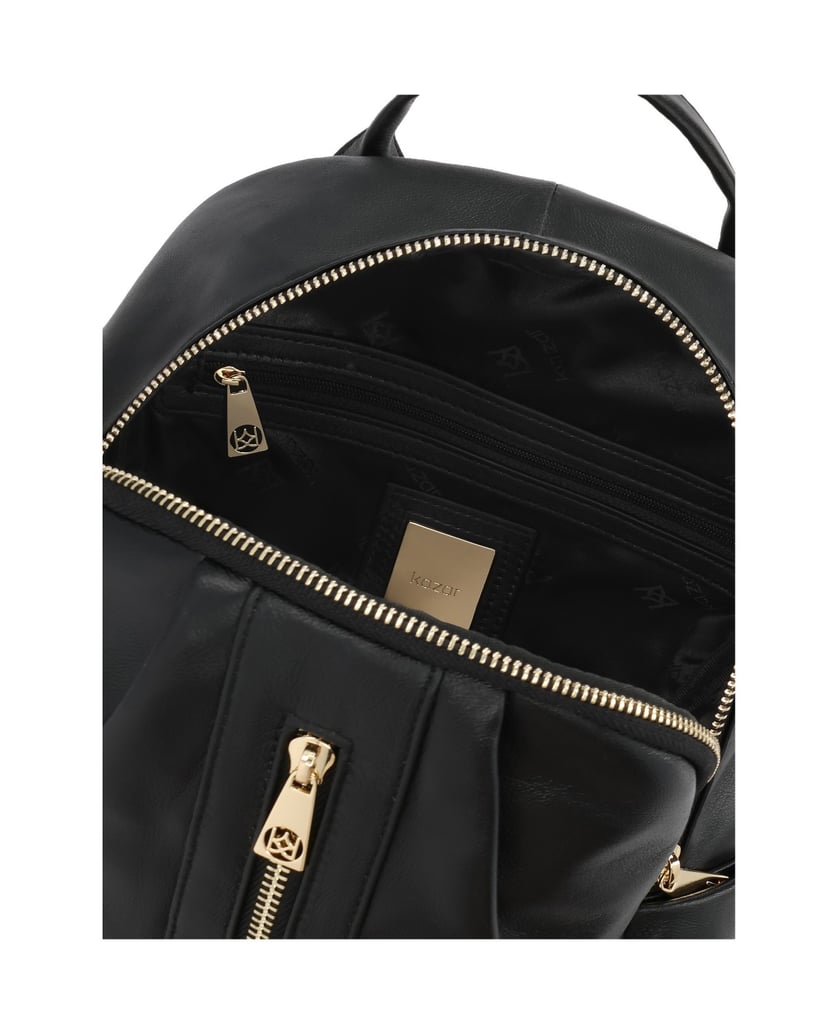 Kazar-Black-backpack-in-soft-natural-leather-černá