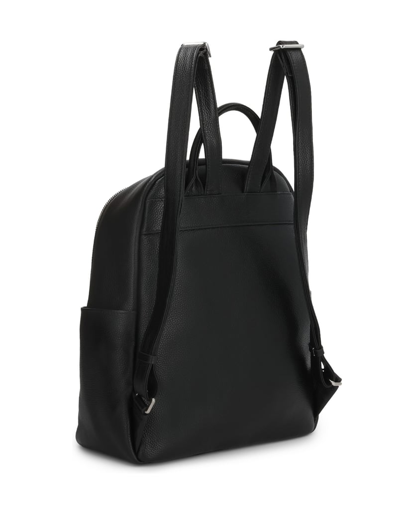 Kazar-Black-leather-backpack-černá