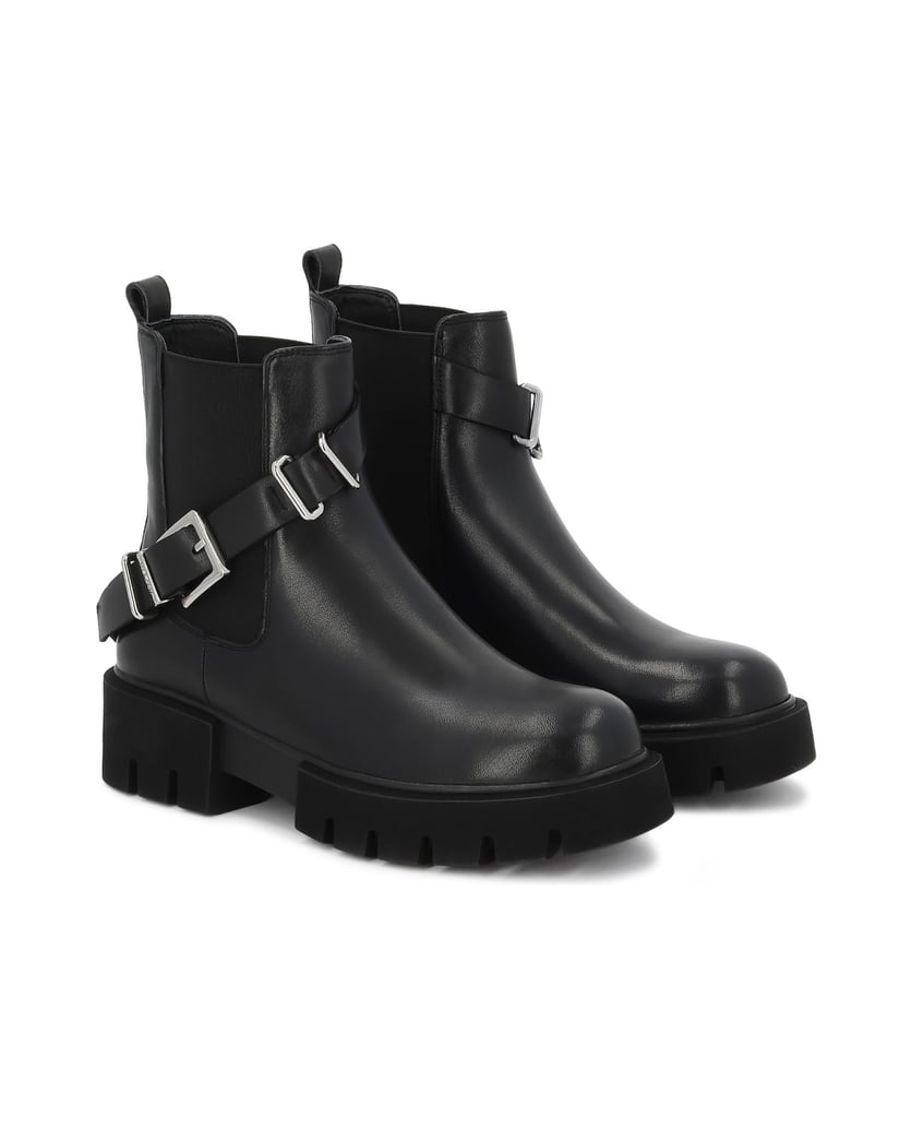 Kazar-Slip-on-boots-with-elastic-inserts-čierna