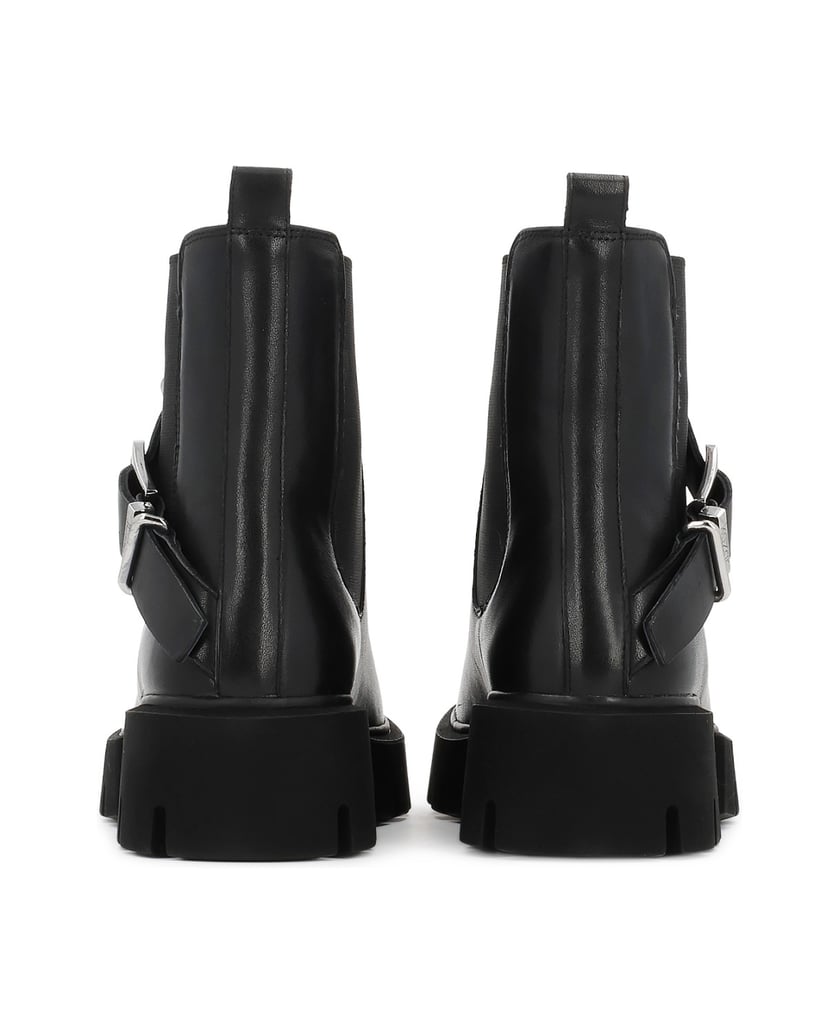 Kazar-Slip-on-boots-with-elastic-inserts-čierna