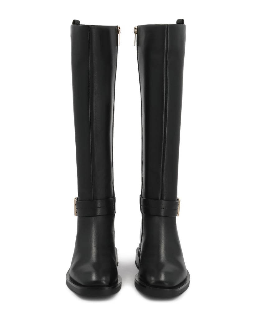 Kazar-Black-boots-with-logo-accent-čierna