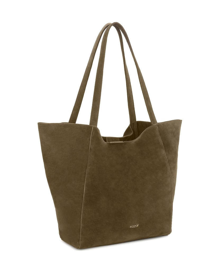 Kazar-Large-suede-shoulder-bag-zelená