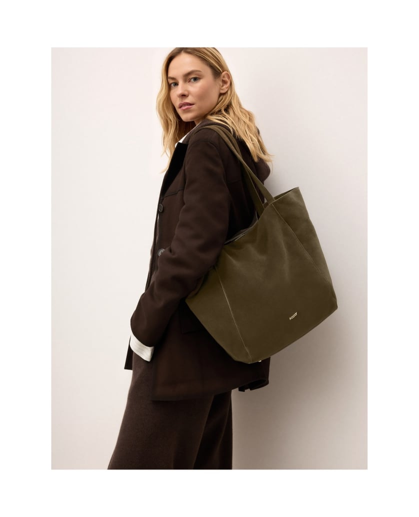 Kazar-Large-suede-shoulder-bag-zelená