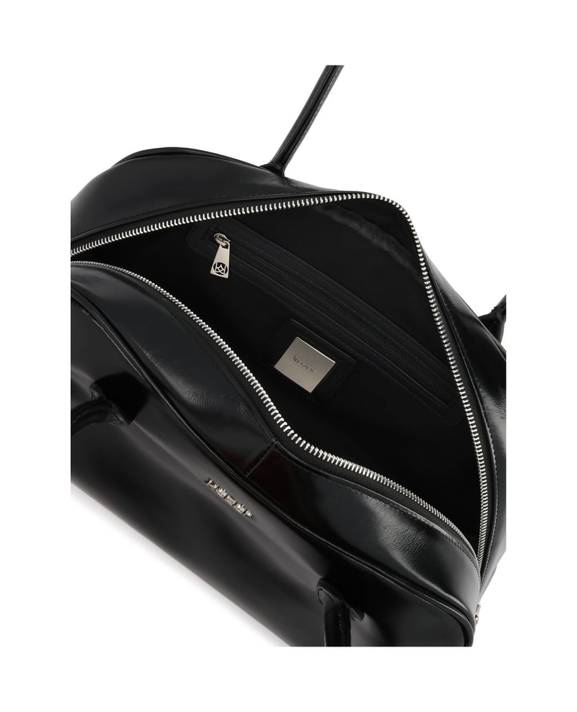 Kazar-Black-leather-handbag-černá