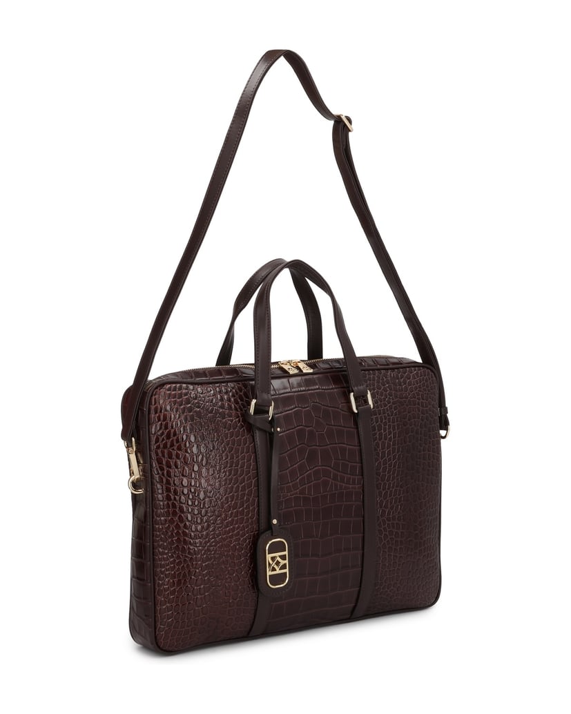 Kazar-Embossed-brown-leather-laptop-bag-hnědá