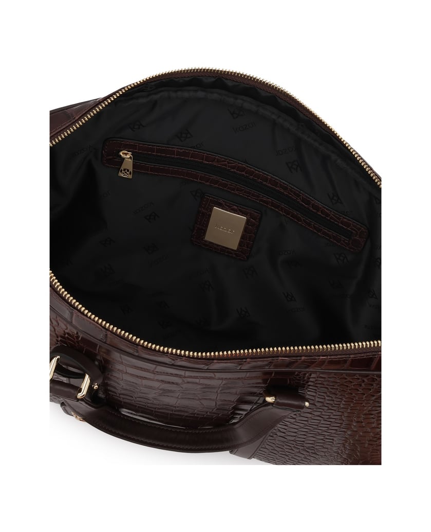 Kazar-Embossed-brown-leather-laptop-bag-hnědá