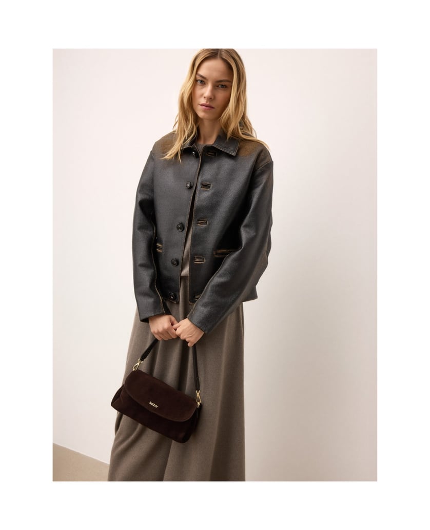 Kazar-Brown-postbag-with-flap-hnědá