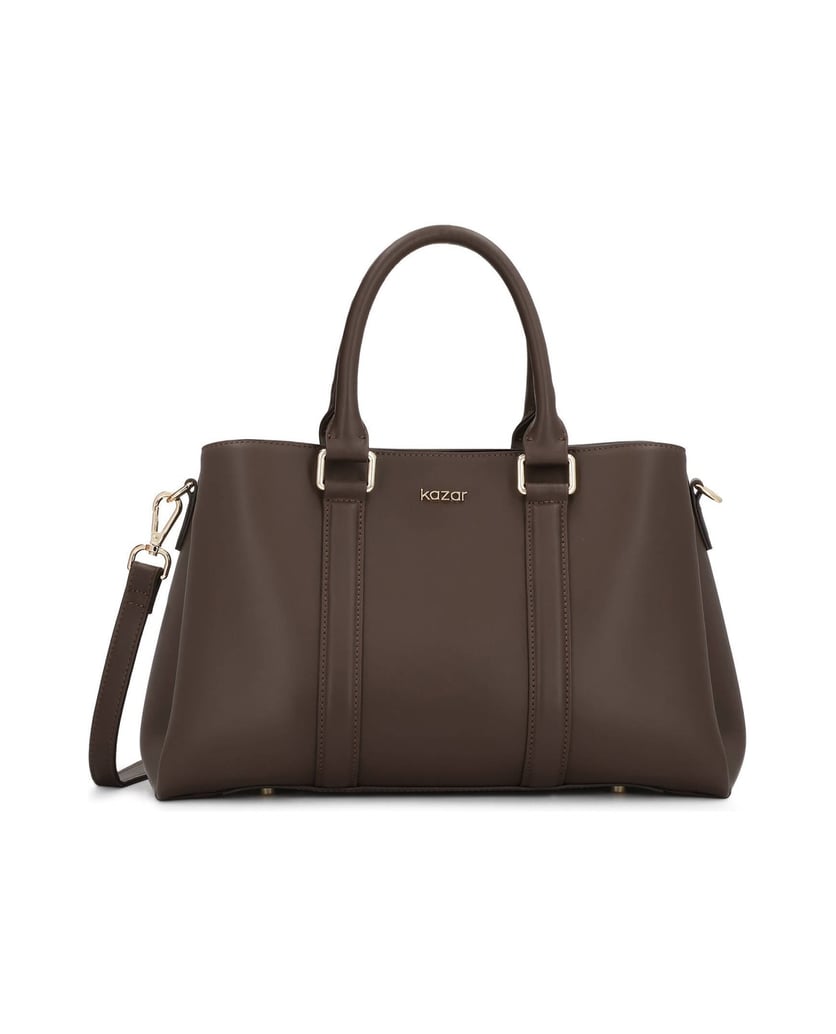 Kazar-Brown-elegant-handbag-hnědá