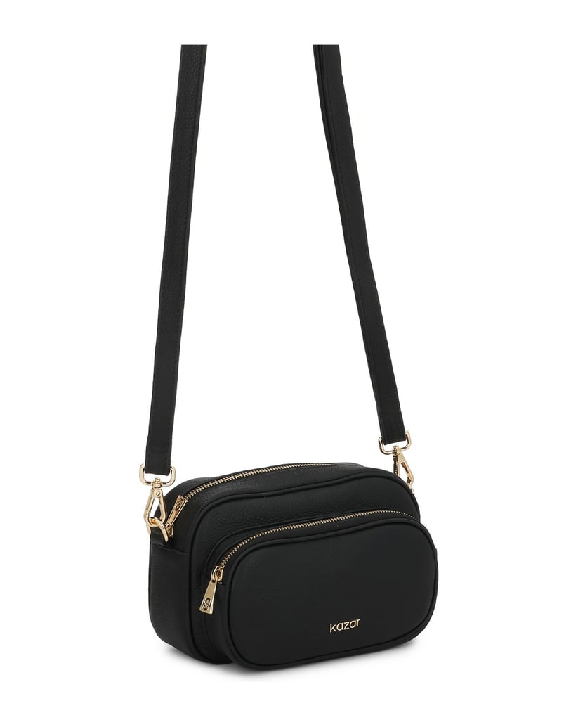 Kazar-Schwarze-Crossbody-Tasche-aus-Naturleder-schwarz