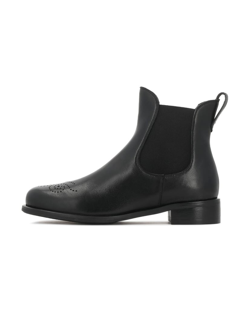 Kazar-Black-leather-Chelsea-boots-černá