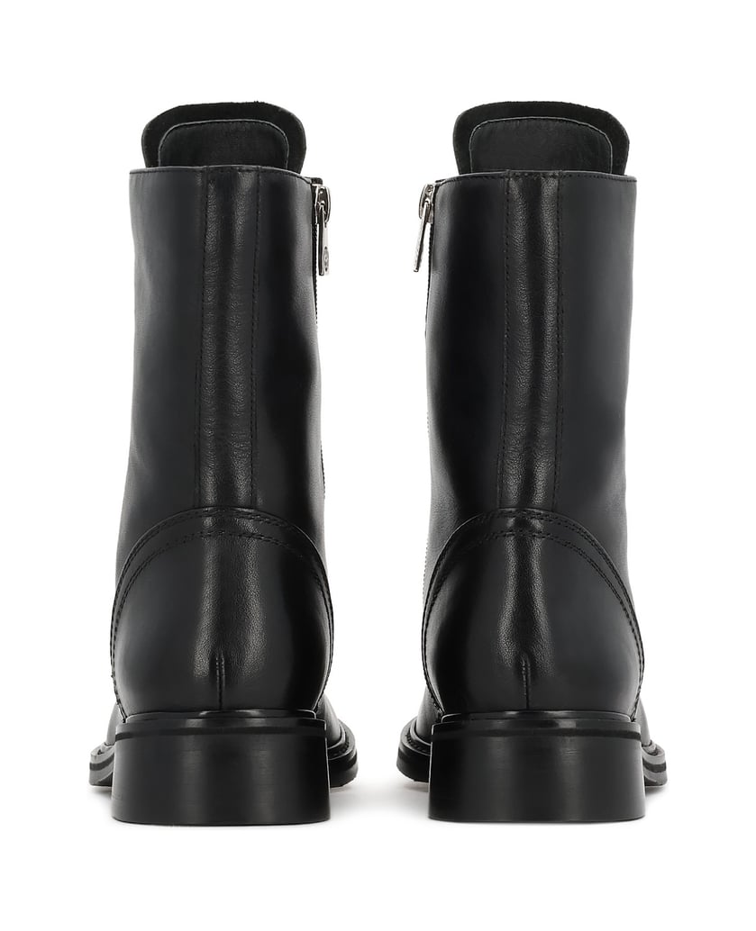 Kazar-Casual-leather-boots-for-women-černá