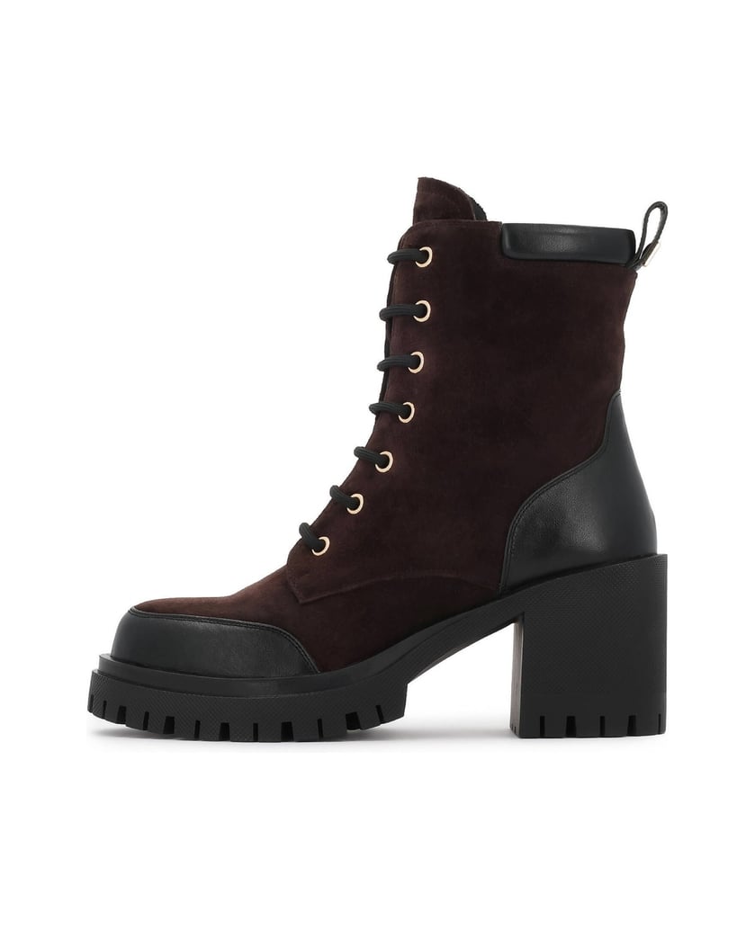 Kazar-Brown-boots-with-black-inserts-hnědá