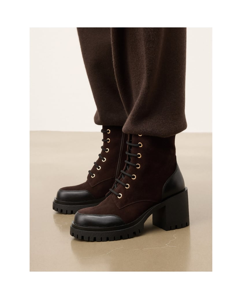 Kazar-Brown-boots-with-black-inserts-hnědá