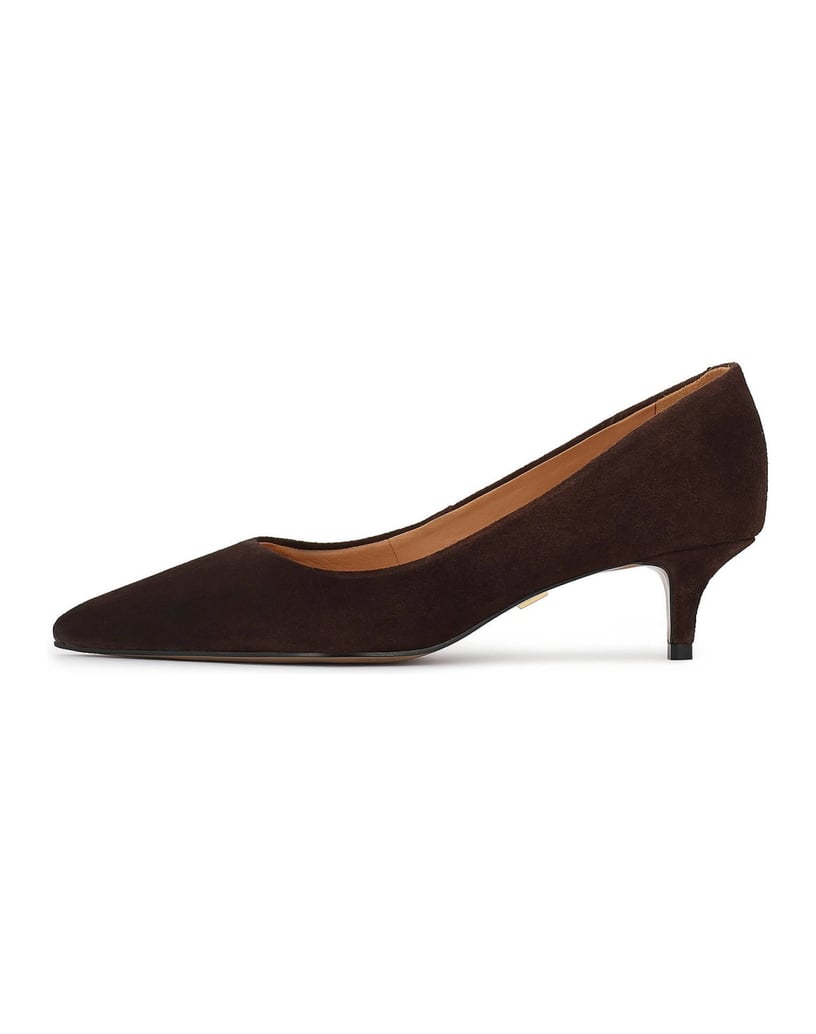 Kazar-Brown-low-suede-pumps-hnedá