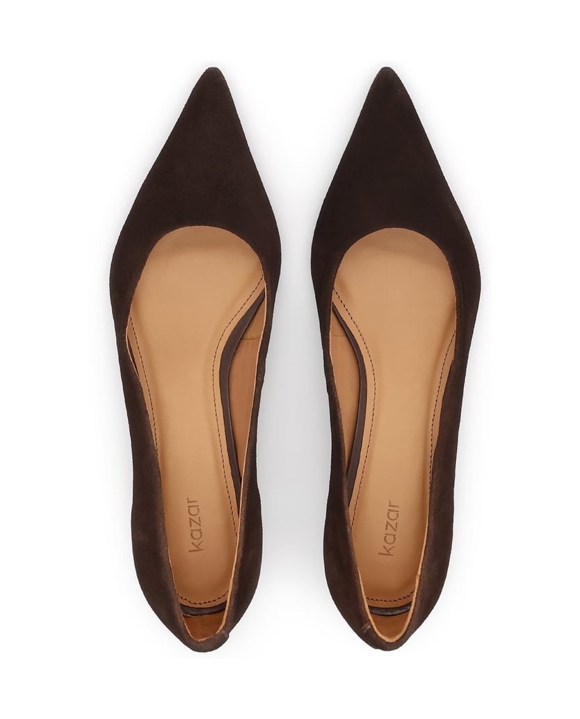 Kazar-Brown-low-suede-pumps-hnedá