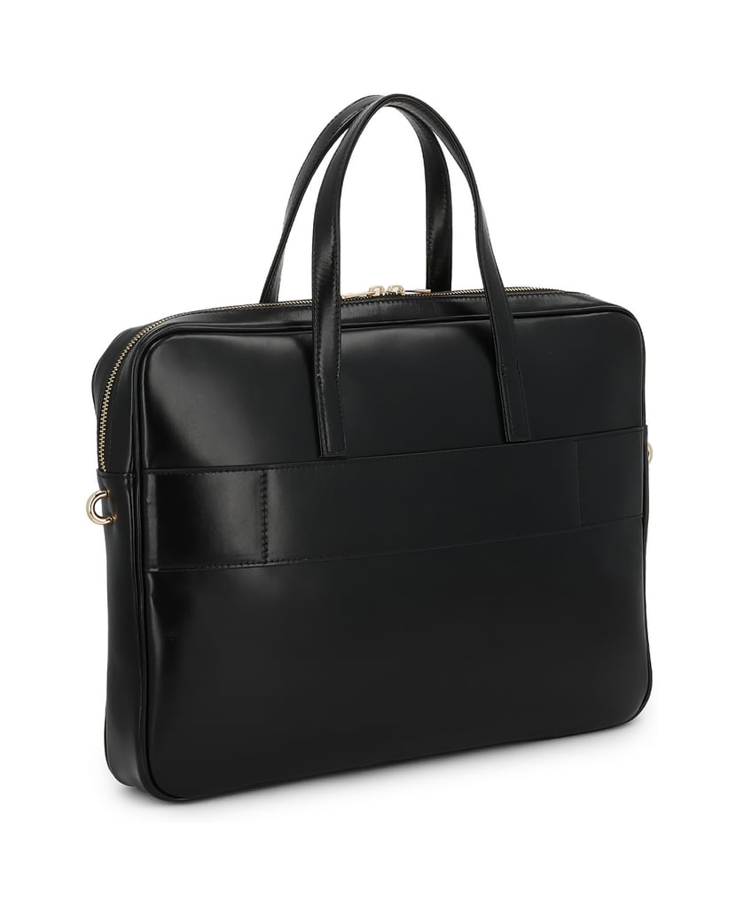 Kazar-Elegant-leather-laptop-bag-černá
