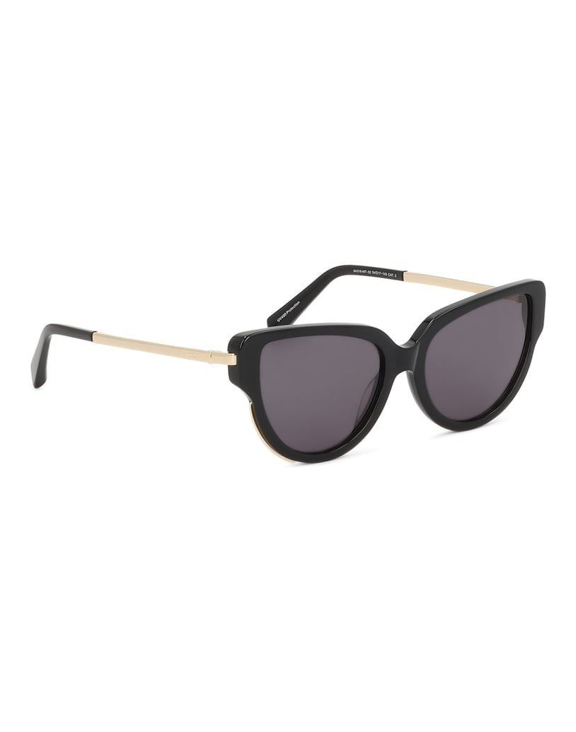 Kazar-Fashionable-sunglasses-in-the-shape-of-a-cat-eye-černá