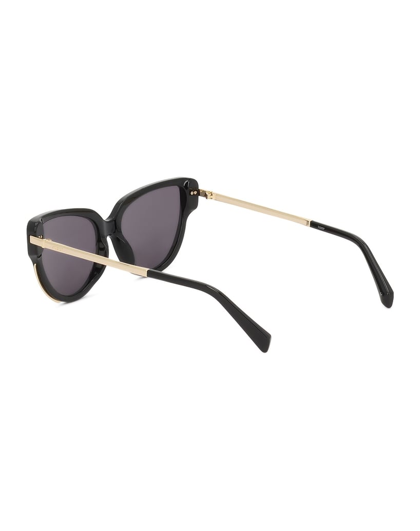 Kazar-Fashionable-sunglasses-in-the-shape-of-a-cat-eye-černá