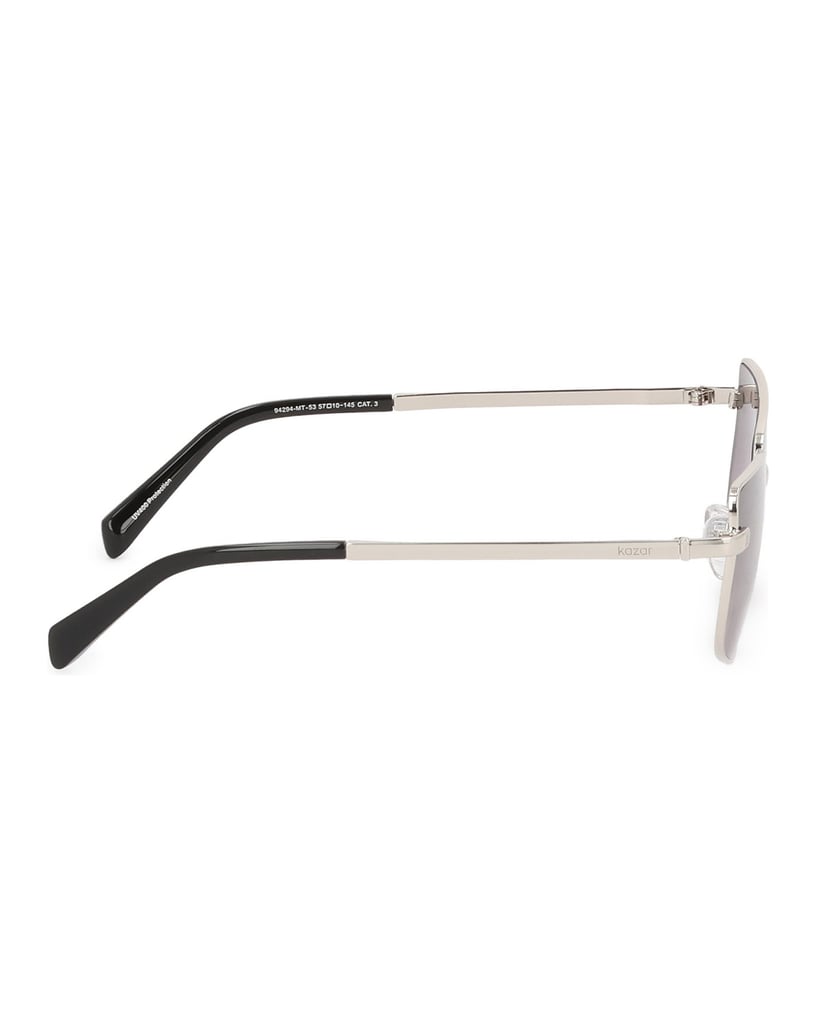 Kazar-Sunglasses-with-geometric-shape-stříbrná