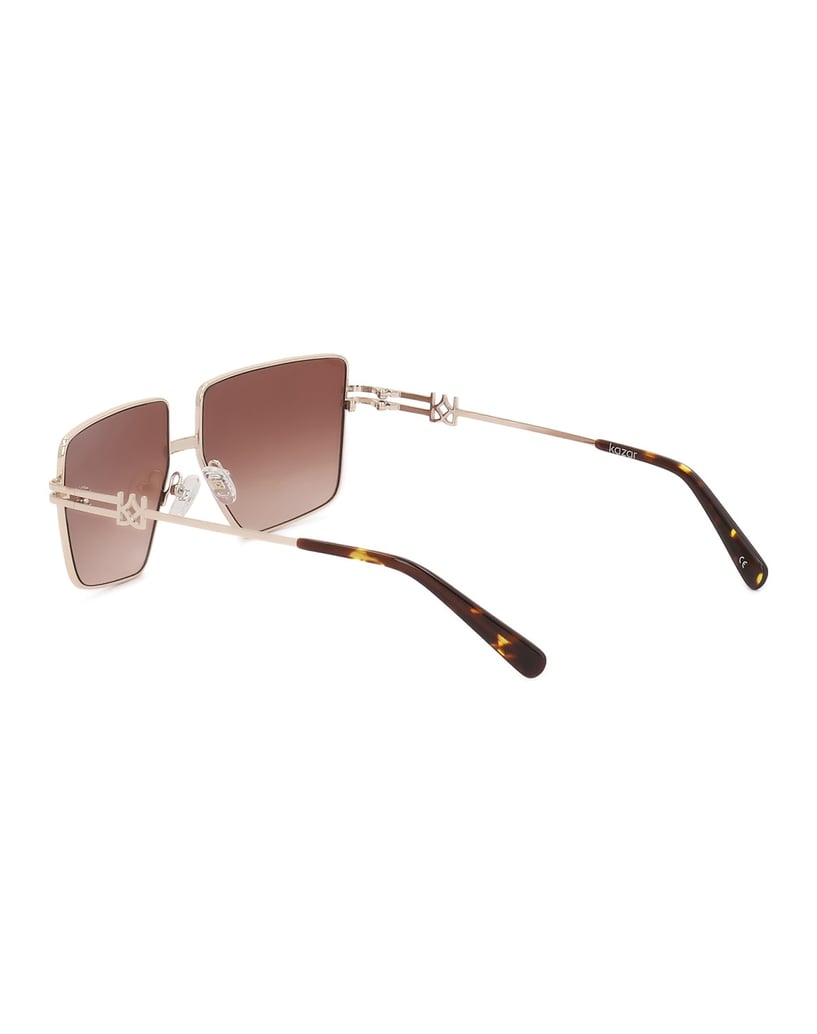 Kazar-Stylish-brown-sunglasses-zlatá