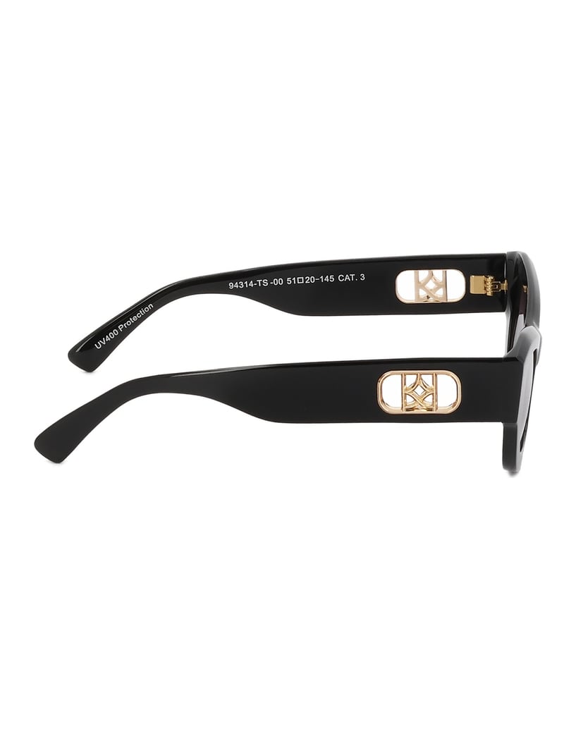 Kazar-Black-glasses-with-gold-monograms-černá