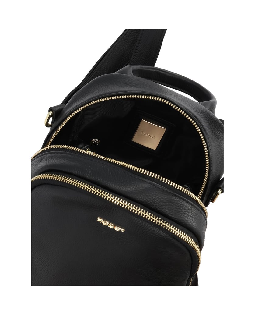 Kazar-Leather-backpack-with-handbag-function-čierna
