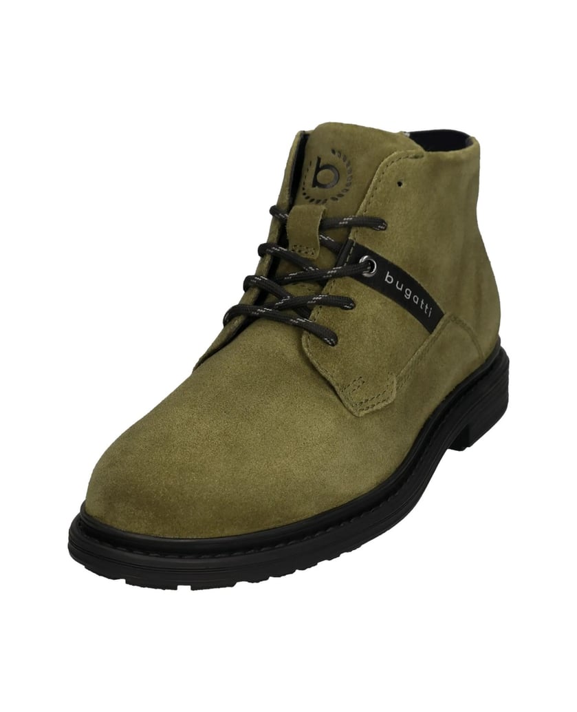 BUGATTI-Schnürstiefel-grün