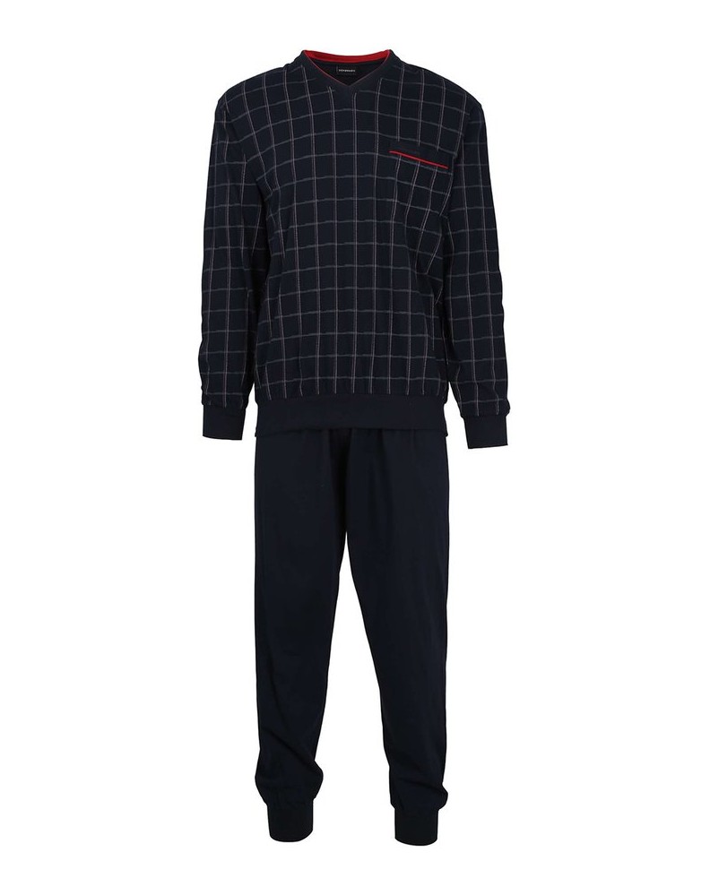 GÖTZBURG-Herren-Pyjama-navy