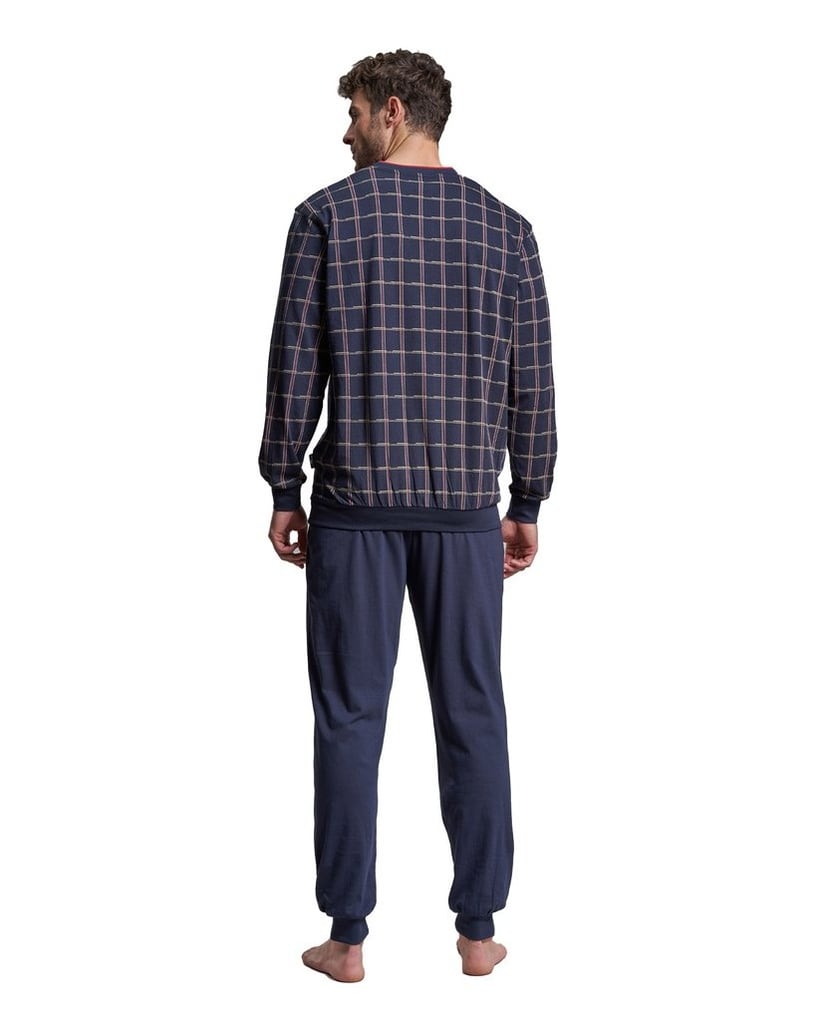 GÖTZBURG-Herren-Pyjama-navy