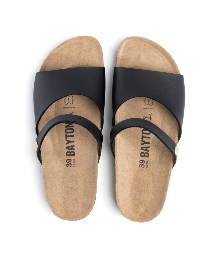 Bayton-Pantoletten-Marina-Lederinnensohle-schwarz