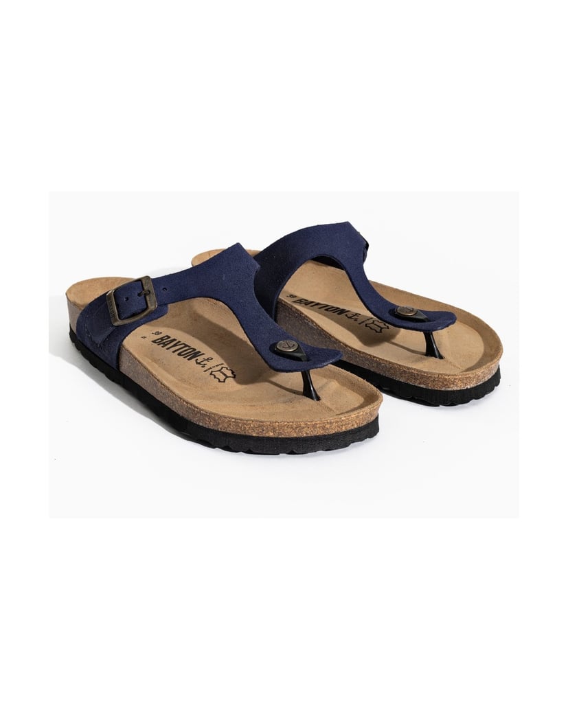 Bayton-Mules-Mercure-Leder-blau