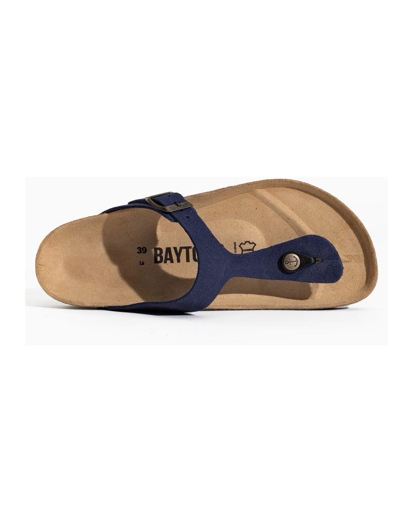 Bayton-Mules-Mercure-Leder-blau
