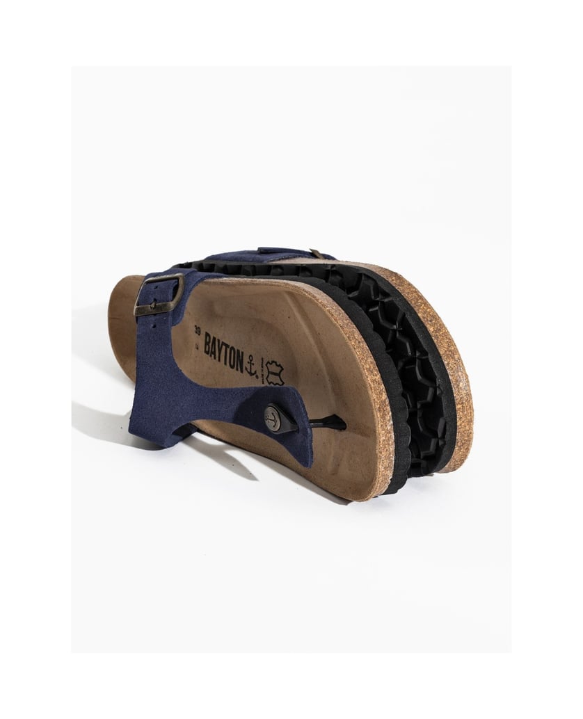 Bayton-Mules-Mercure-Leder-blau