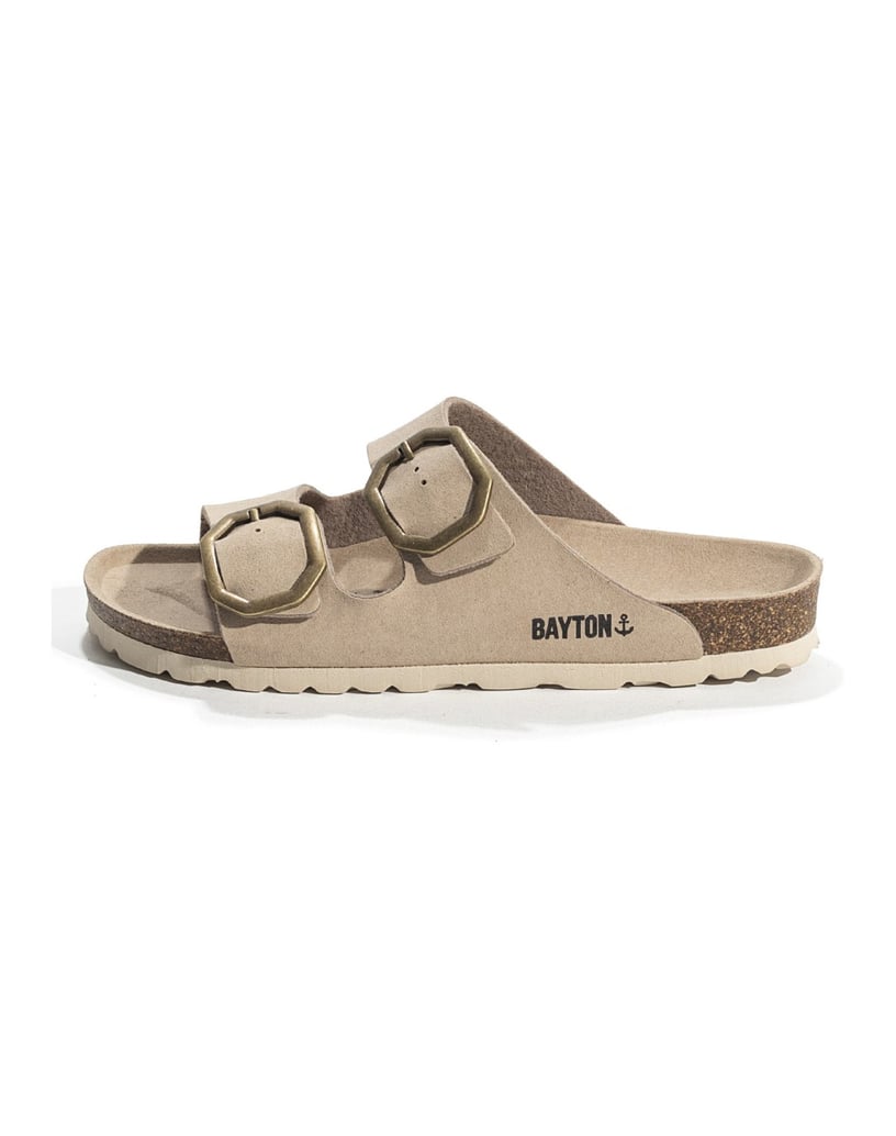 Bayton-Pantoletten-damen-Atlas-Vegan-gelb