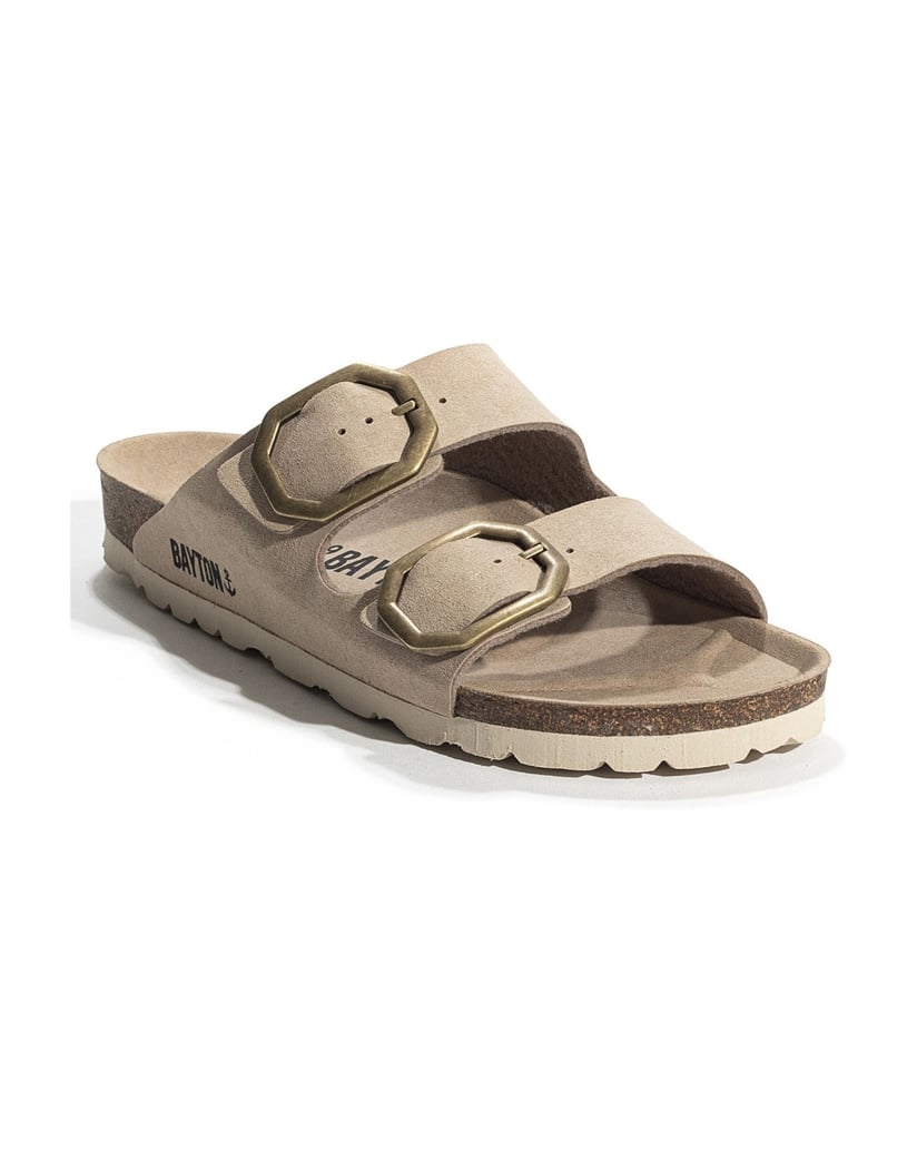 Bayton-Pantoletten-damen-Atlas-Vegan-gelb