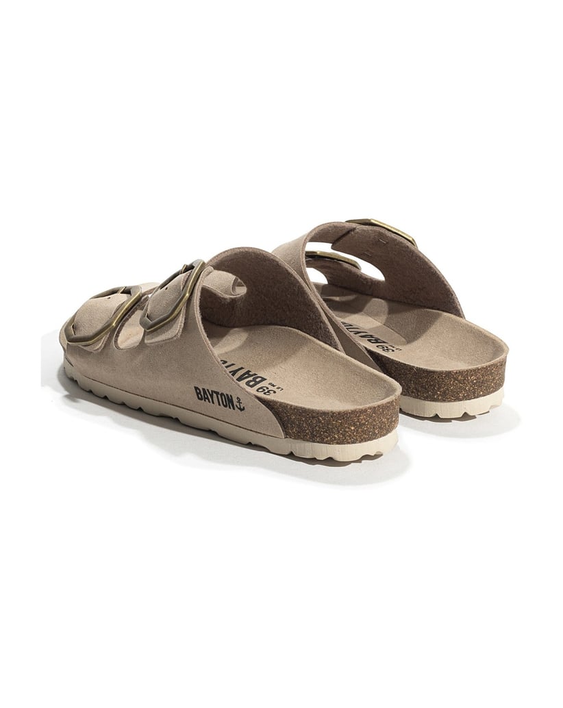 Bayton-Pantoletten-damen-Atlas-Vegan-gelb
