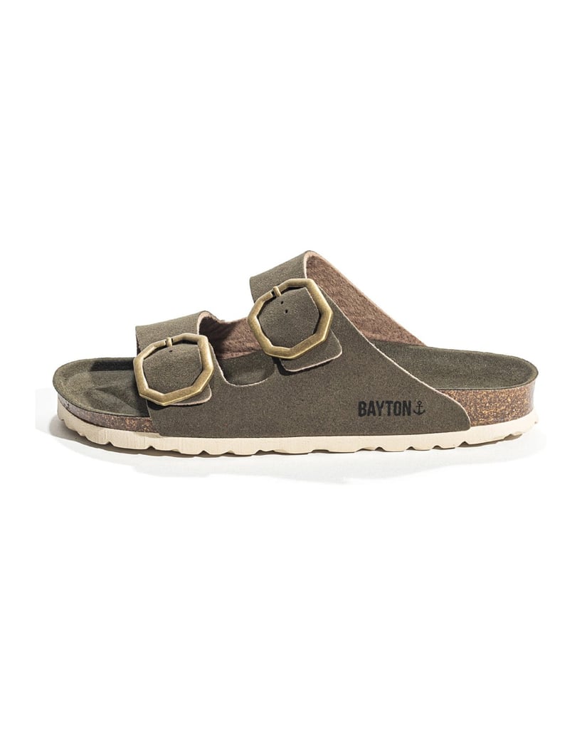 Bayton-Pantoletten-damen-Atlas-Vegan-gelb