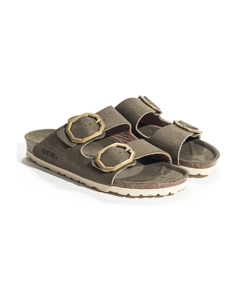 Bayton-Pantoletten-damen-Atlas-Vegan-gelb