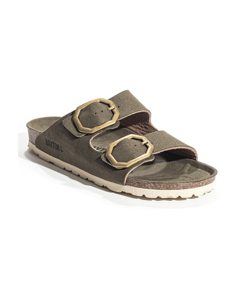 Bayton-Pantoletten-damen-Atlas-Vegan-gelb