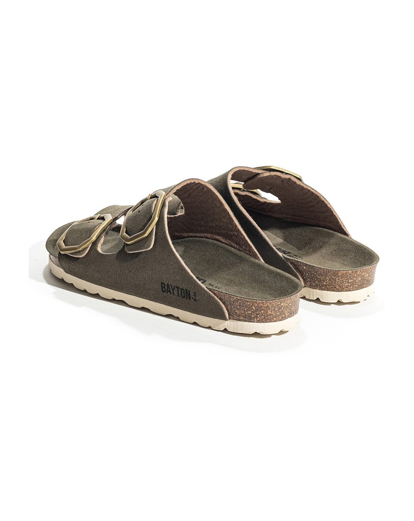 Bayton-Pantoletten-damen-Atlas-Vegan-gelb