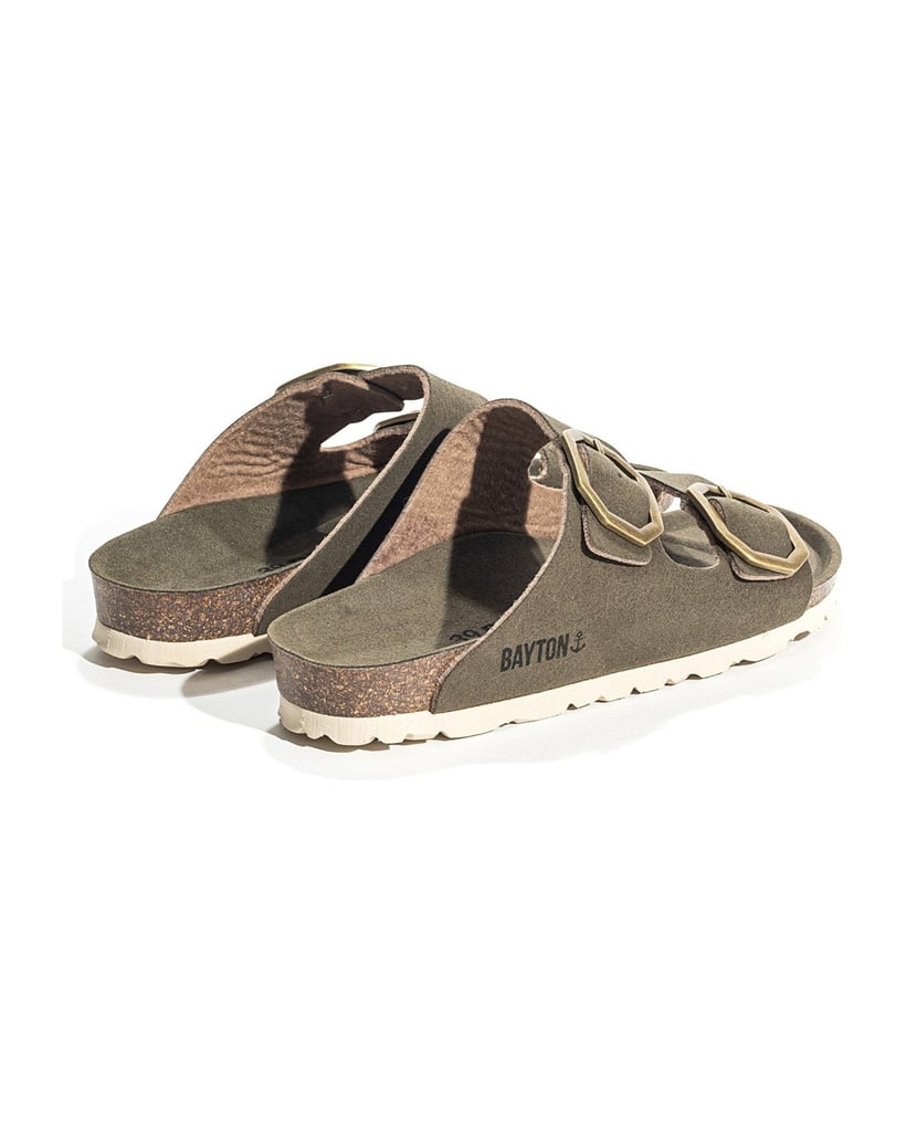 Bayton-Pantoletten-damen-Atlas-Vegan-gelb